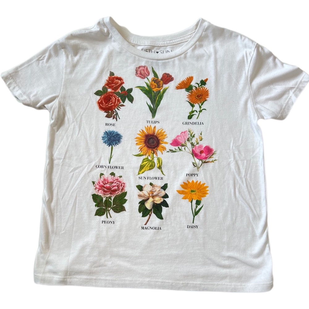 Flower T-Shirt Size Small